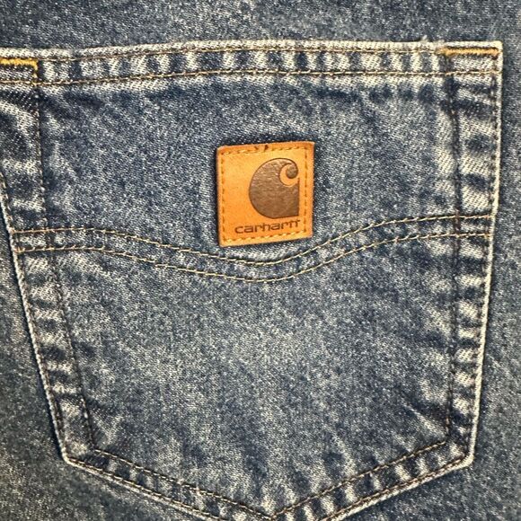 Carhartt B17 DST Relaxed Fit Denim Jeans Work Chore 40x30. EUC - Picture 4 of 7